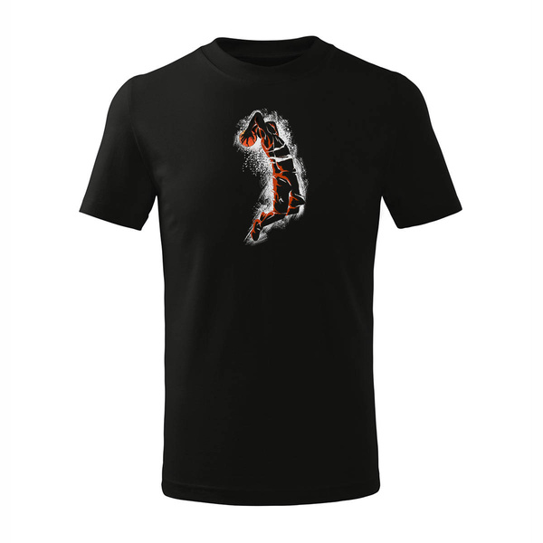 Koszulka dla dzieci dziecięca do koszykówki basketball koszykówka do kosza czarna