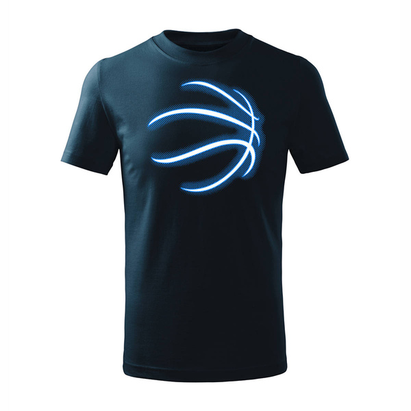 Koszulka dla dzieci dziecięca do koszykówki basketball koszykówka do kosza granatowa