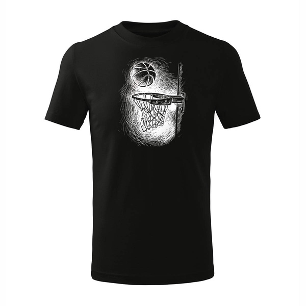 Koszulka dla dzieci dziecięca do koszykówki basketball koszykówka do kosza czarna