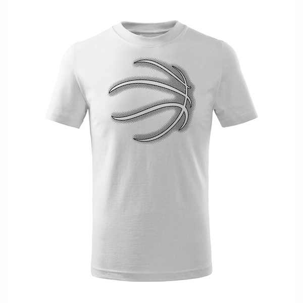 Koszulka dla dzieci dziecięca do koszykówki basketball koszykówka do kosza biała