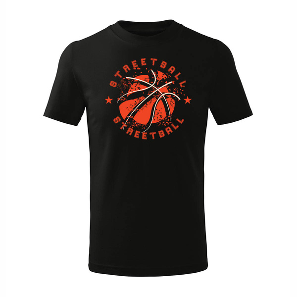 Koszulka dla dzieci dziecięca do koszykówki basketball koszykówka do kosza czarna