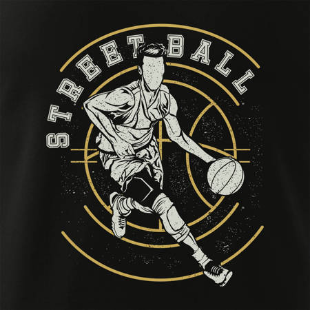 Koszulka dla dzieci dziecięca do koszykówki basketball koszykówka do kosza czarna