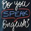 Koszulka dla dzieci dziecięca do you speak English England dla anglisty z angielskim granatowa
