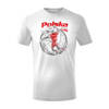Koszulka dla dzieci dziecięca polska siatkówka dla kibica do siatkówki siatkówka Volleyball biała