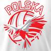 Koszulka dla dzieci dziecięca polska siatkówka dla kibica do siatkówki siatkówka Volleyball biała