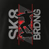 Koszulka dla dzieci z deskorolką deskorolka skateboard czarna